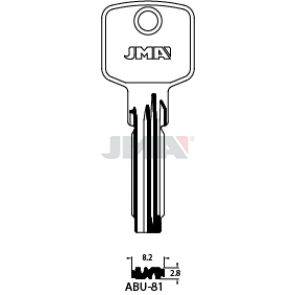 Schlüsselrohling Spezialprofil - ABU-81