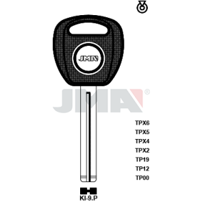 Transponder-Schlüsselrohling - TP00KI-9.P