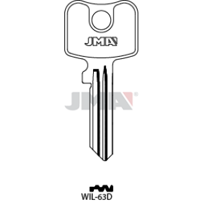 Schlüsselrohling Spezialprofile - WIL-63D