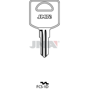 Schlüsselrohling Spezialprofile - FCS-1D