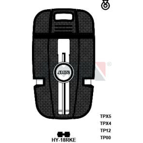 Transponder-Schlüsselrohling - TP00HY-18RKE