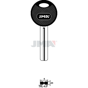 Schlüsselrohling-Plastikkopf - TRL-4.P