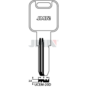 Schlüsselrohling Spezialprofil - UCEM-20D