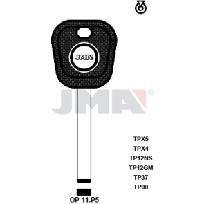 Transponder-Schlüsselrohling - TP00OP-11.P5