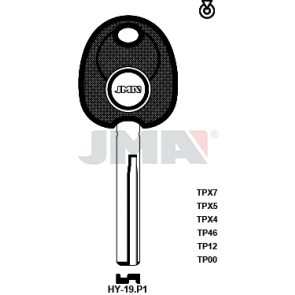Transponder-Schlüsselrohling - TP00HY-19.P1