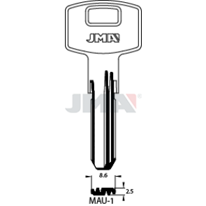 Schlüsselrohling Spezialprofil - MAU-1