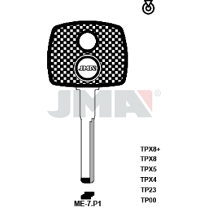 Transponder-Schlüsselrohling - TP00ME-7.P1