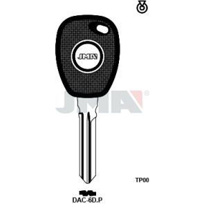 Transponder-Schlüsselrohling - TP00DAC-6D.P