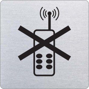 Handyverbot Edelstahlschild 8932