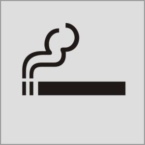 Rauchen erlaubt Aluminiumschild 9728-E