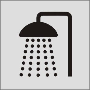 Dusche Aluminiumschild 9746-E