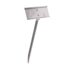 Etiketten-/Schilderhalter aus Aluminium Höhe 700mm