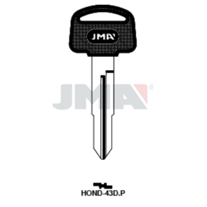 Schlüsselrohling-Plastikkopf - HOND-43DP