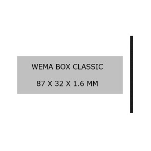 WEMA BOX CLASSIC PLY silber
